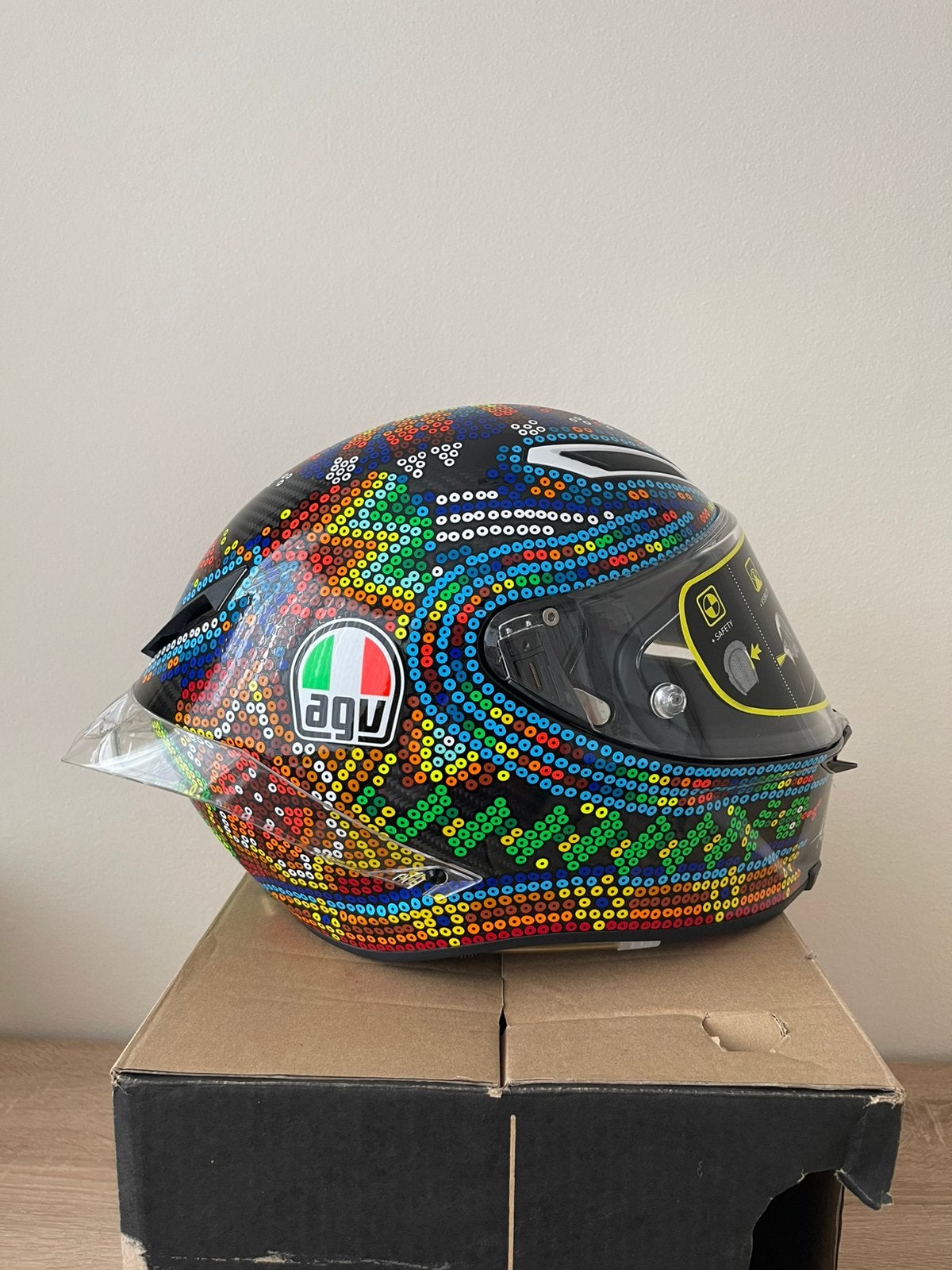 NEW!!! AGV Pista GP R Valentino Rossi Winter Test 2018 Lim, Motoren, Nieuw met kaartje, XL, Ophalen of Verzenden, Integraalhelm