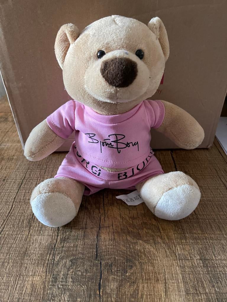 Nieuwe Björn Borg knuffelbeer roze, Kinderen en Baby's, Speelgoed | Knuffels en Pluche, Ophalen of Verzenden, Nieuw, Beer