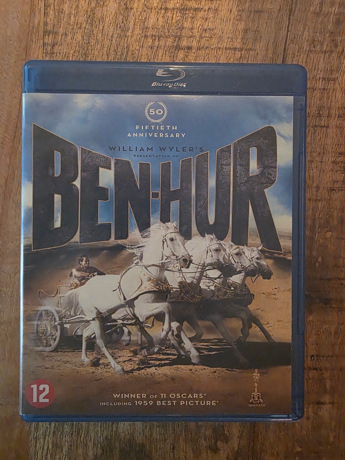 Ben-Hur Blu-ray - 50th Anniversary Edition, Cd's en Dvd's, Blu-ray, Zo goed als nieuw, Klassiekers, Blu-ray, Film, Vanaf 12 jaar