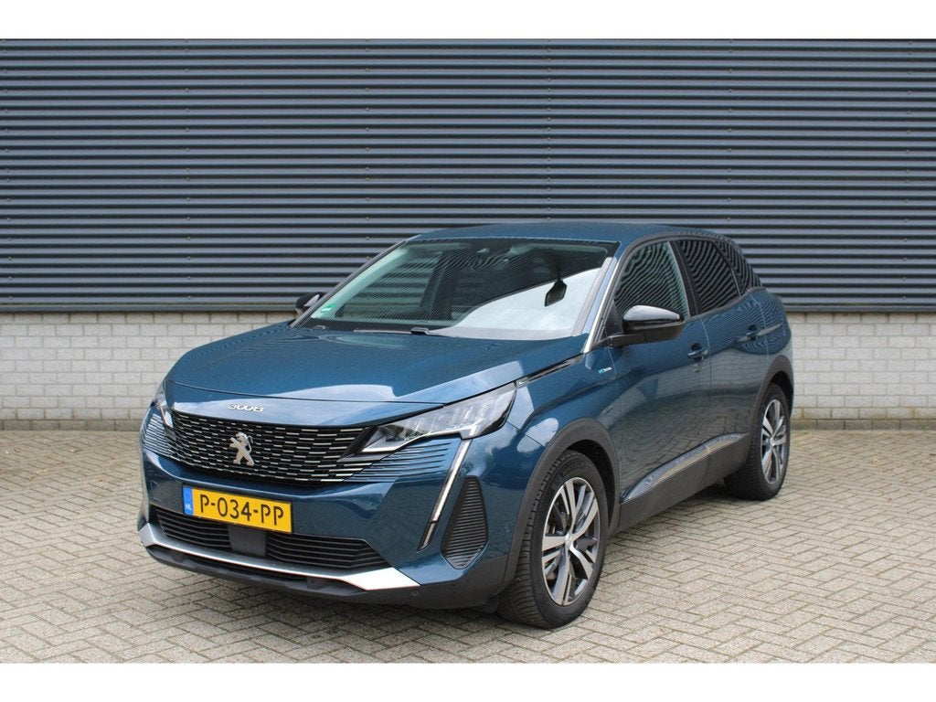 Peugeot 3008 1.6 HYbrid 225 Allure Pack Business (bj 2022), Blauw, Bedrijf, Hybride Elektrisch/Benzine, 71 km/l