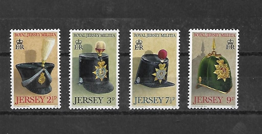 Jersey  Michel nr. 69-72  Postfris, Ophalen, Postfris