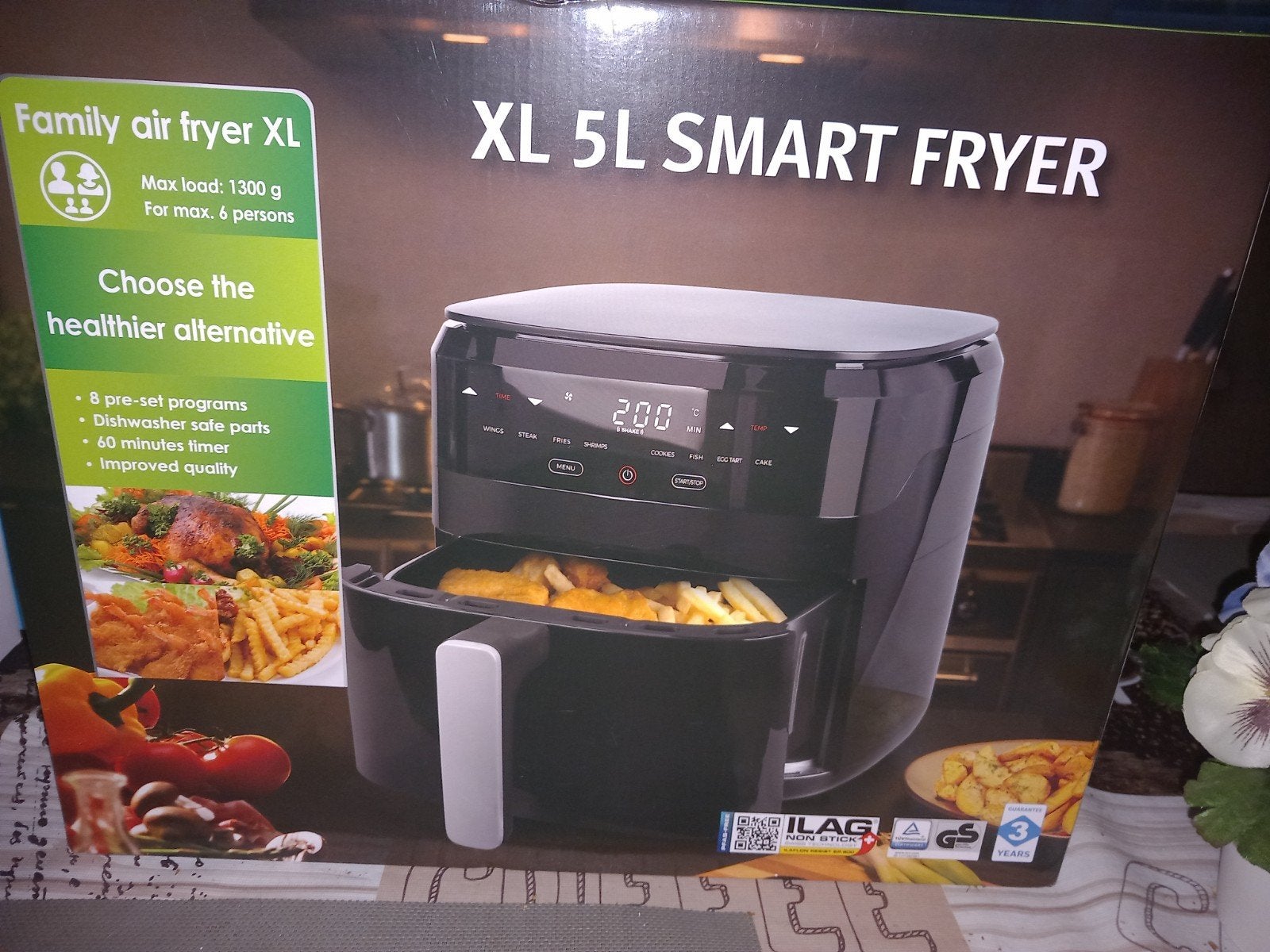 te koop splinternieuwe XL SMART AIRFRYER 5L, Ophalen, Nieuw, Airfryer XL