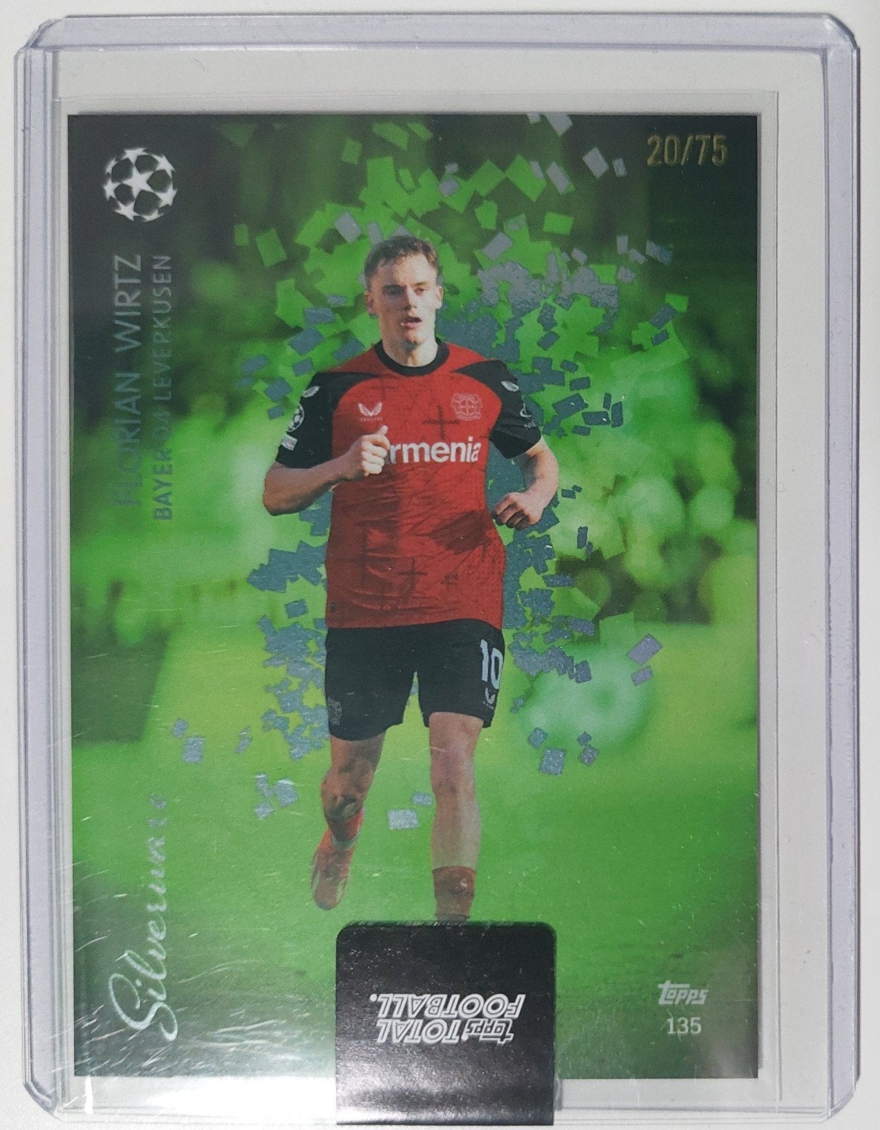 Florian Wirtz Topps Total Football 20/75, Ophalen of Verzenden, Zo goed als nieuw, Buitenlandse clubs, Spelerskaart