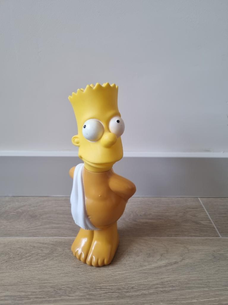 Vintage 1991 Bart Simpson soap Bubble Bath Container, Verzamelen, Ophalen of Verzenden, Beeldje of Figuurtje