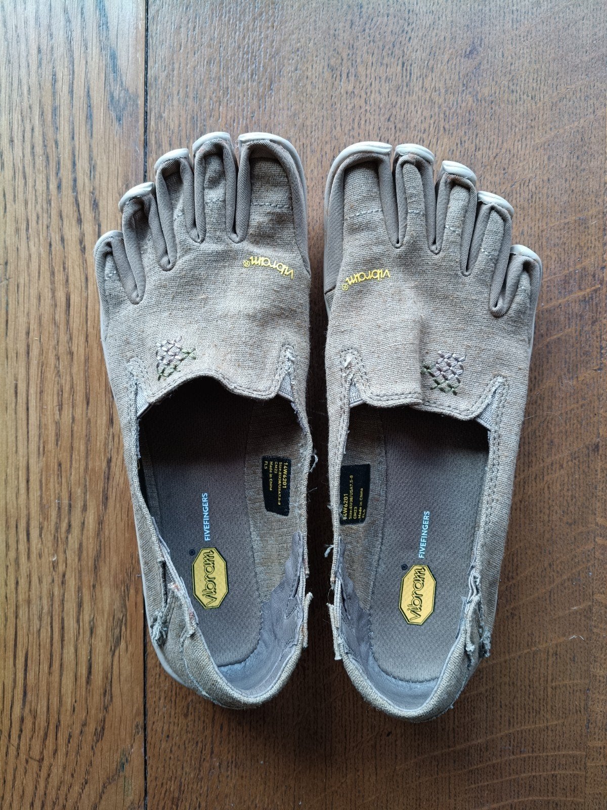Vibram FiveFingers - Hemp, maat 38 zgan, Vibram FiveFingers, Beige, Overige typen, Ophalen of Verzenden