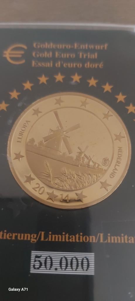 Gouden Euro Proefmunt Set Nederland 2014 - Gelimiteerd, Postzegels en Munten, Munten | Europa | Euromunten, Setje, Overige landen