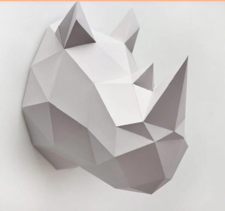 Paper Rhino / papieren rinoceros, Ophalen of Verzenden, Nieuw, 1:32 tot 1:50