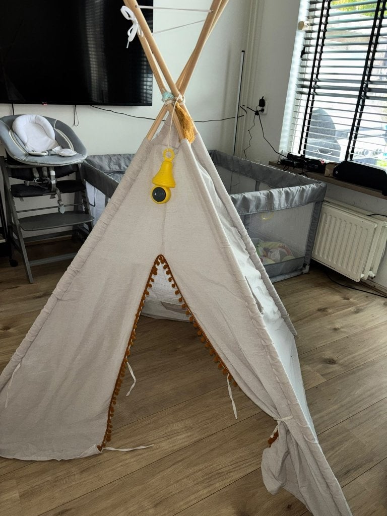 Tipi tent voor kids, Ophalen, Zo goed als nieuw, Overige materialen