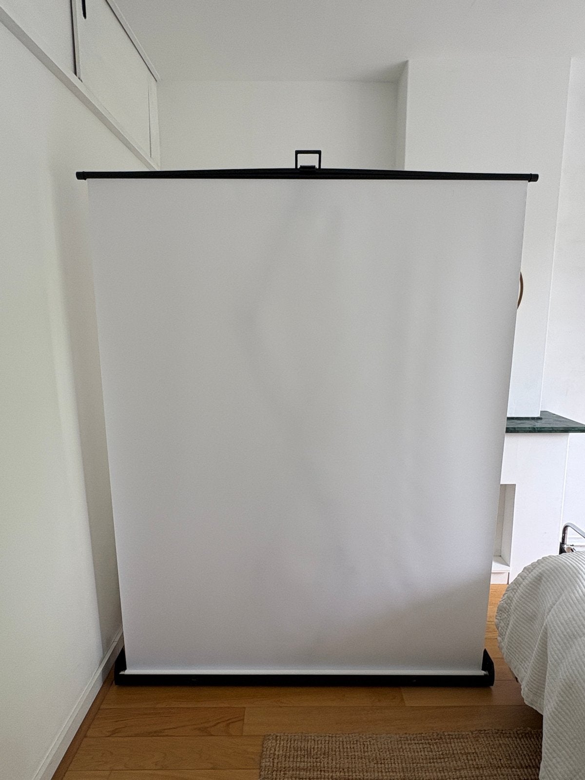 StudioKing Roll-up Achtergrondscherm 150x200cm, Ophalen, Zo goed als nieuw