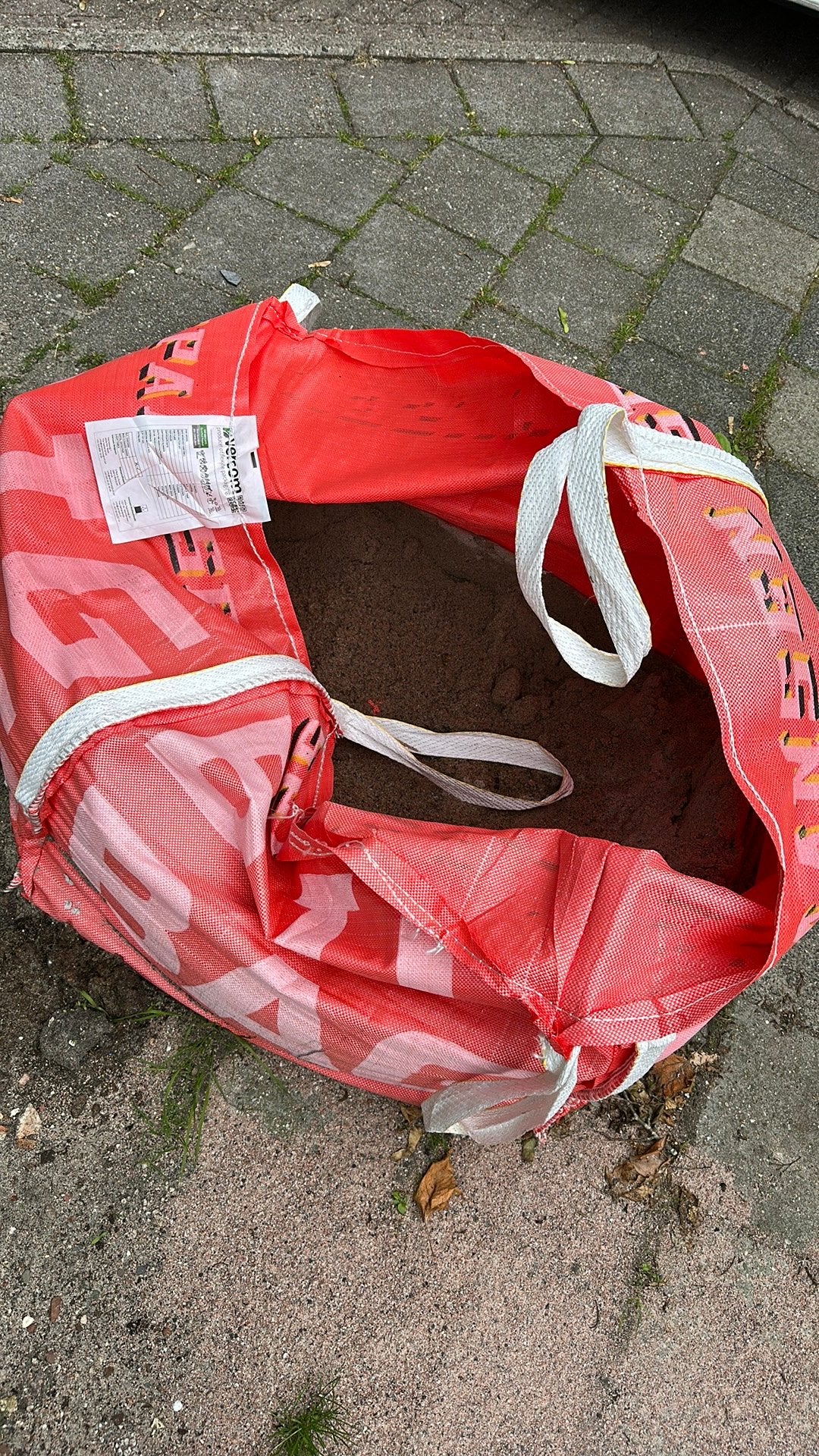 Gratis Big bag brekerzand (20% !), Ophalen, Zo goed als nieuw