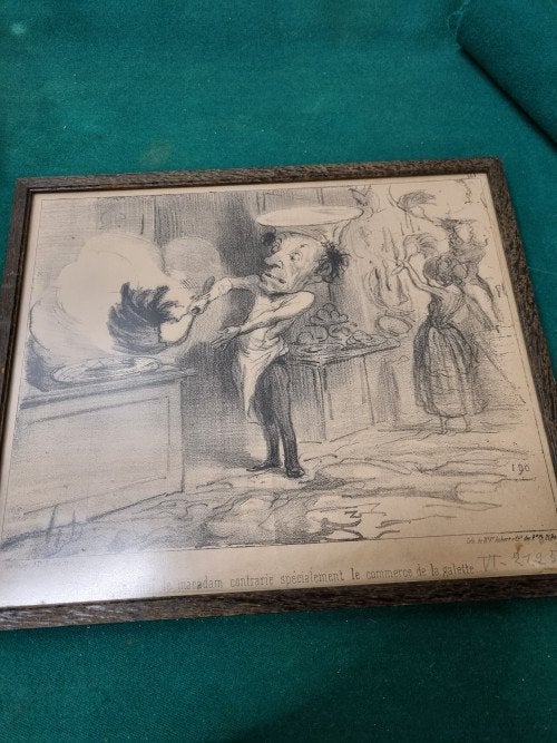 -	Tekening kok comme guoi le maoadam, Ophalen of Verzenden, 'T Olde Gre-j, Info@toldegrej.nl, Endepoelstraat 20f Didam