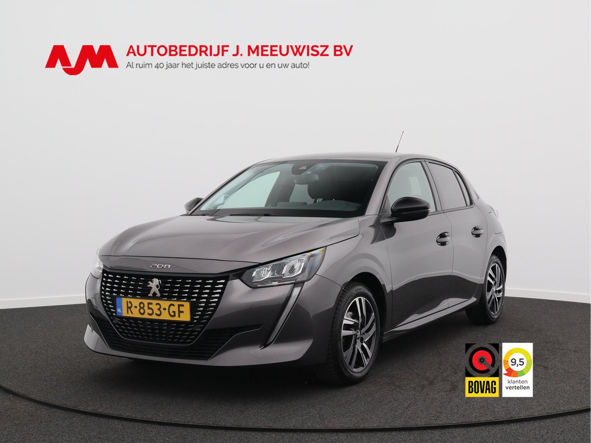 Peugeot 208 1.2 PureTech Allure Pack/ lage km/ compleet!, Voorwielaandrijving, 1199 cc, Leder en Stof, Origineel Nederlands