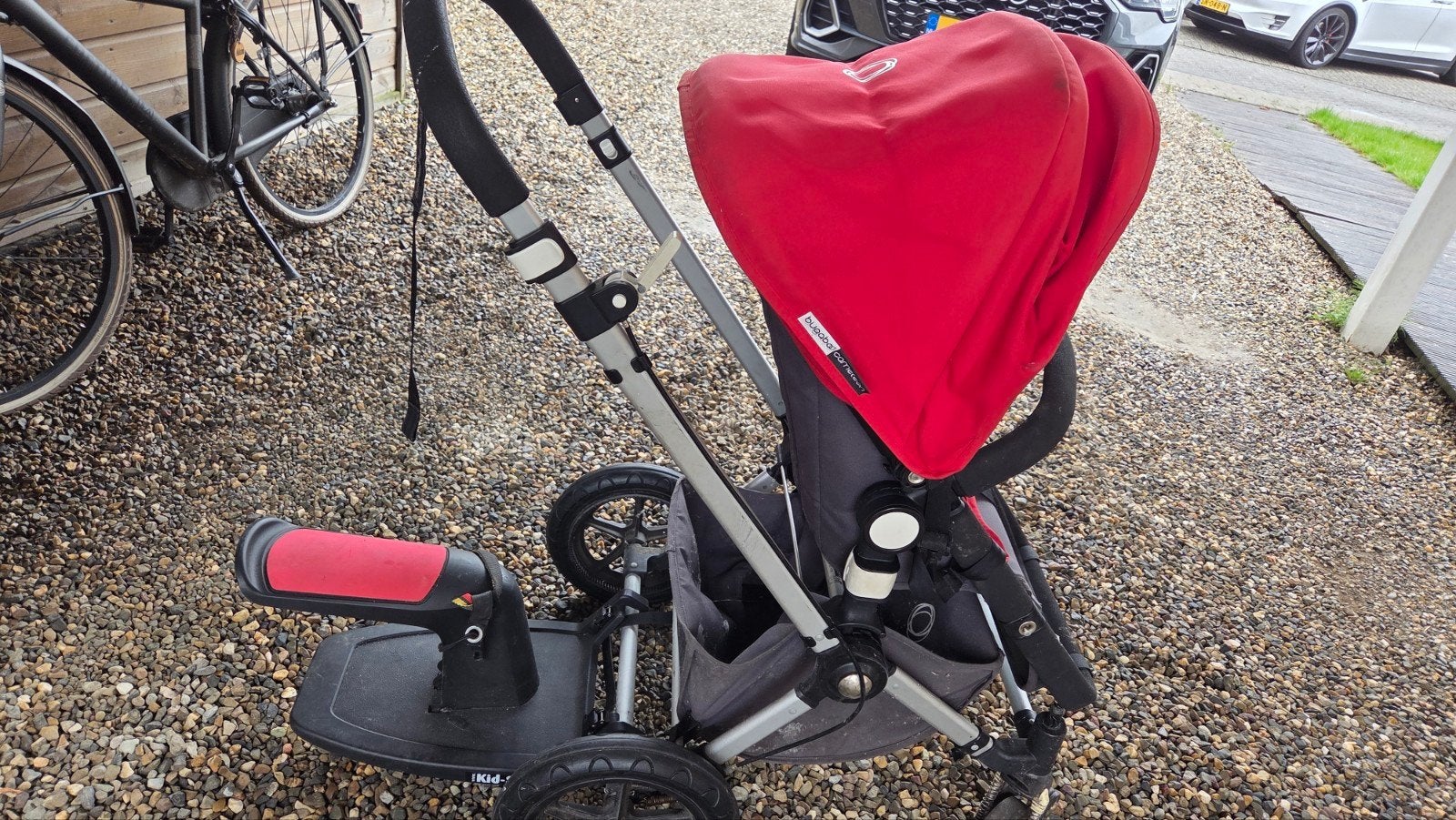 Bugaboo Kinderwagen met meerijdplankje, Ophalen, Gebruikt, Kinderwagen, Bugaboo