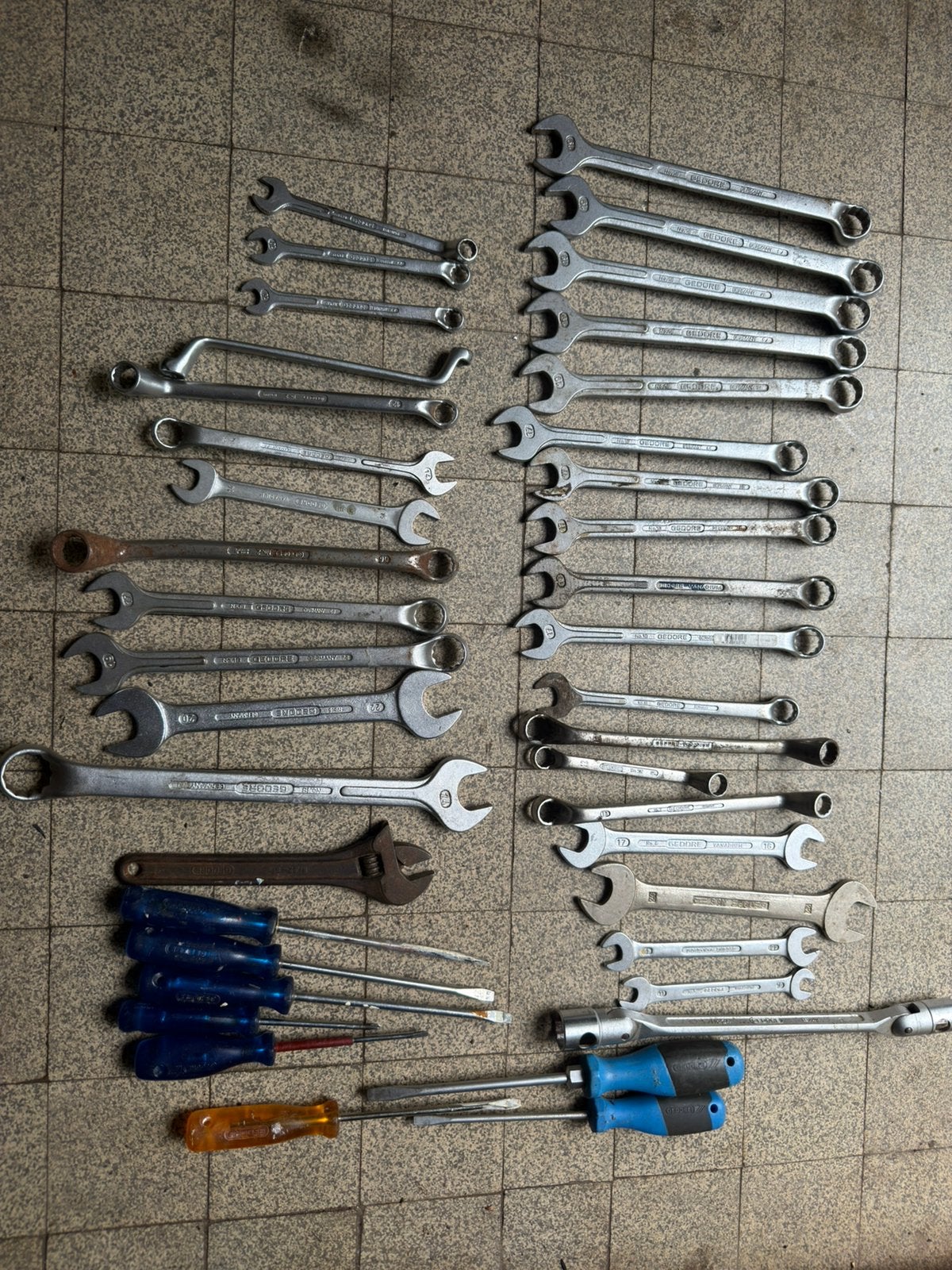 Gedore Sleutels Geredschap, Ophalen, Gebruikt