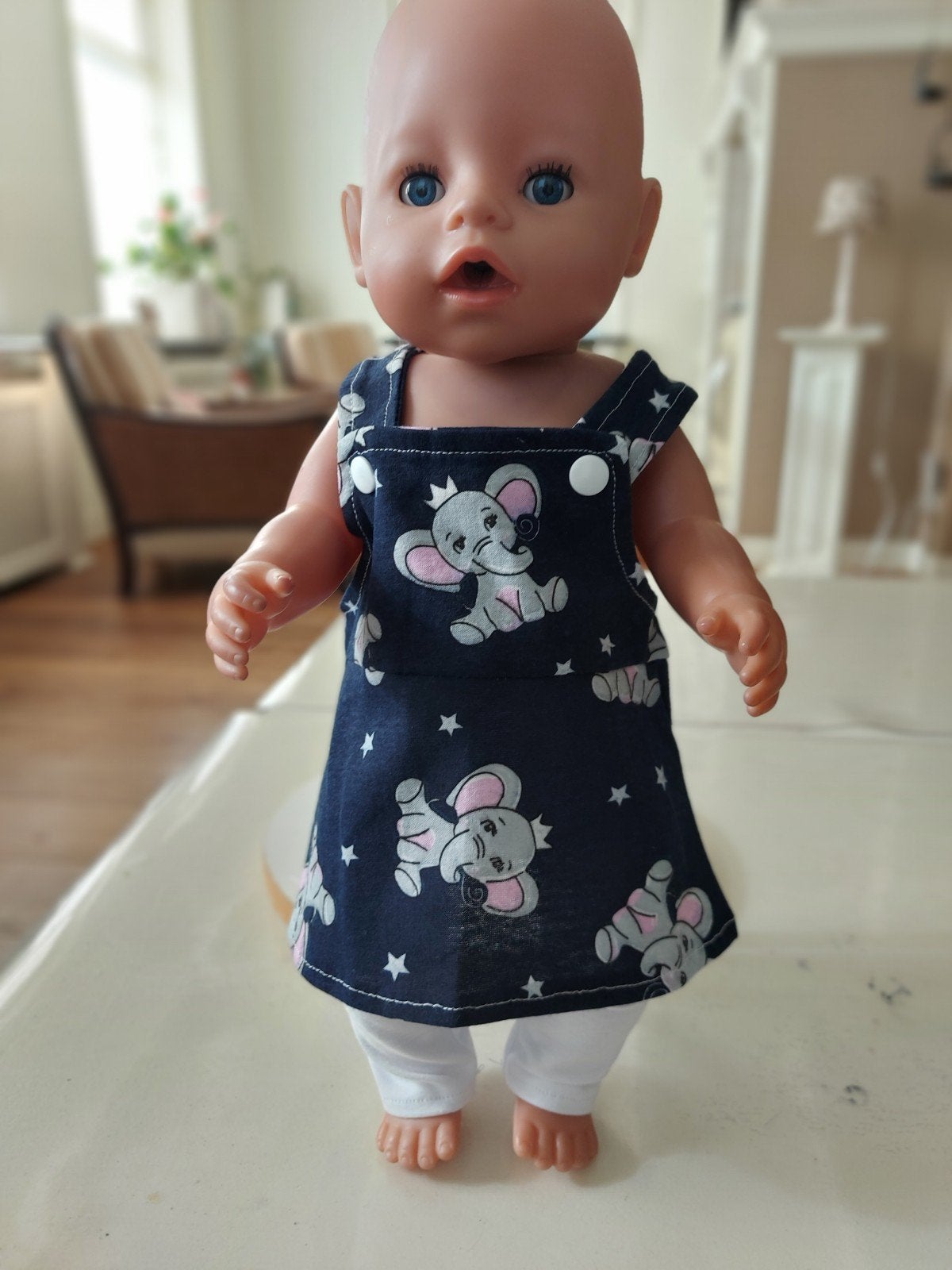 Leuk 2 delig olifanten set baby born, Ophalen of Verzenden, Nieuw, Babypop