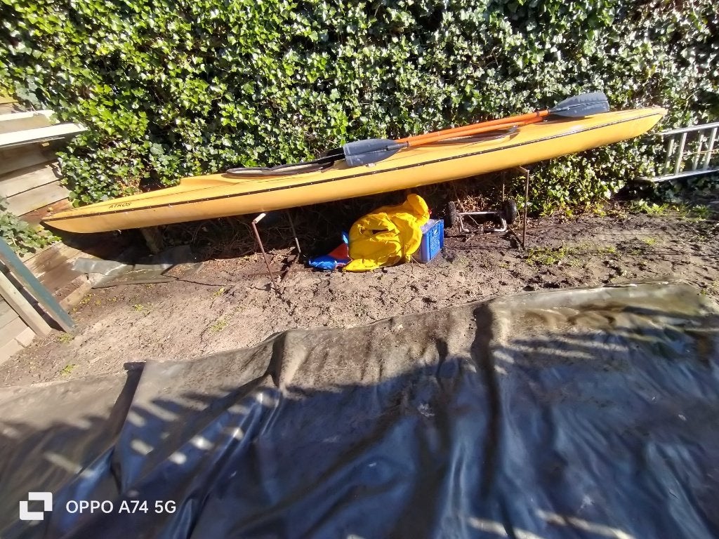 2 persoons kano, Watersport en Boten, Kano's, Ophalen, Gebruikt, Met peddels, Twee personen