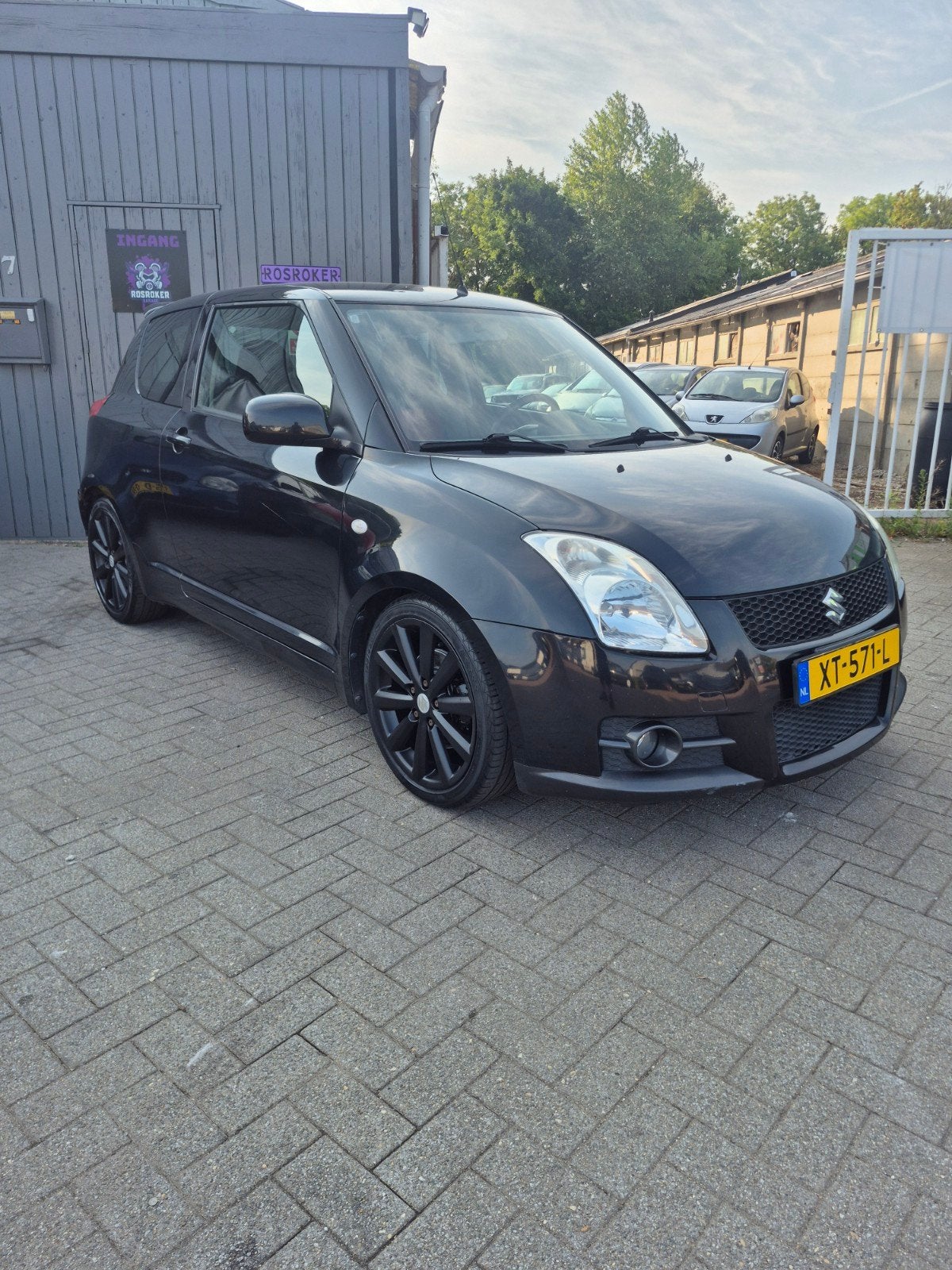 Suzuki Swift 1.6 3D Sport 2007 Zwart, Auto's, Voorwielaandrijving, 1005 kg, 125 pk, 40 €/maand