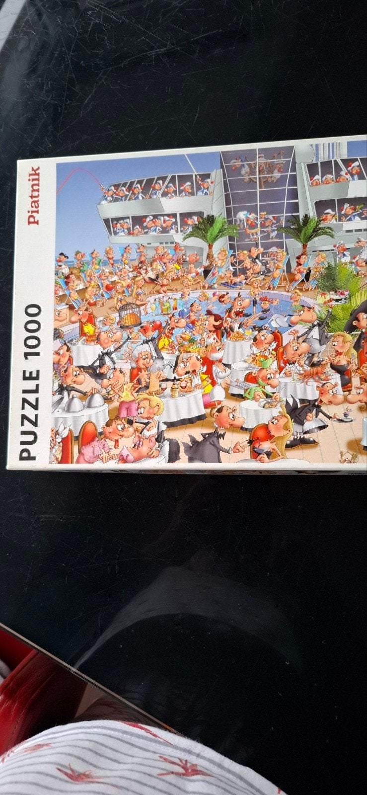 Piatnik Puzzel - Feest op Cruiseschip, Ophalen of Verzenden, 500 t/m 1500 stukjes, Zo goed als nieuw, Legpuzzel