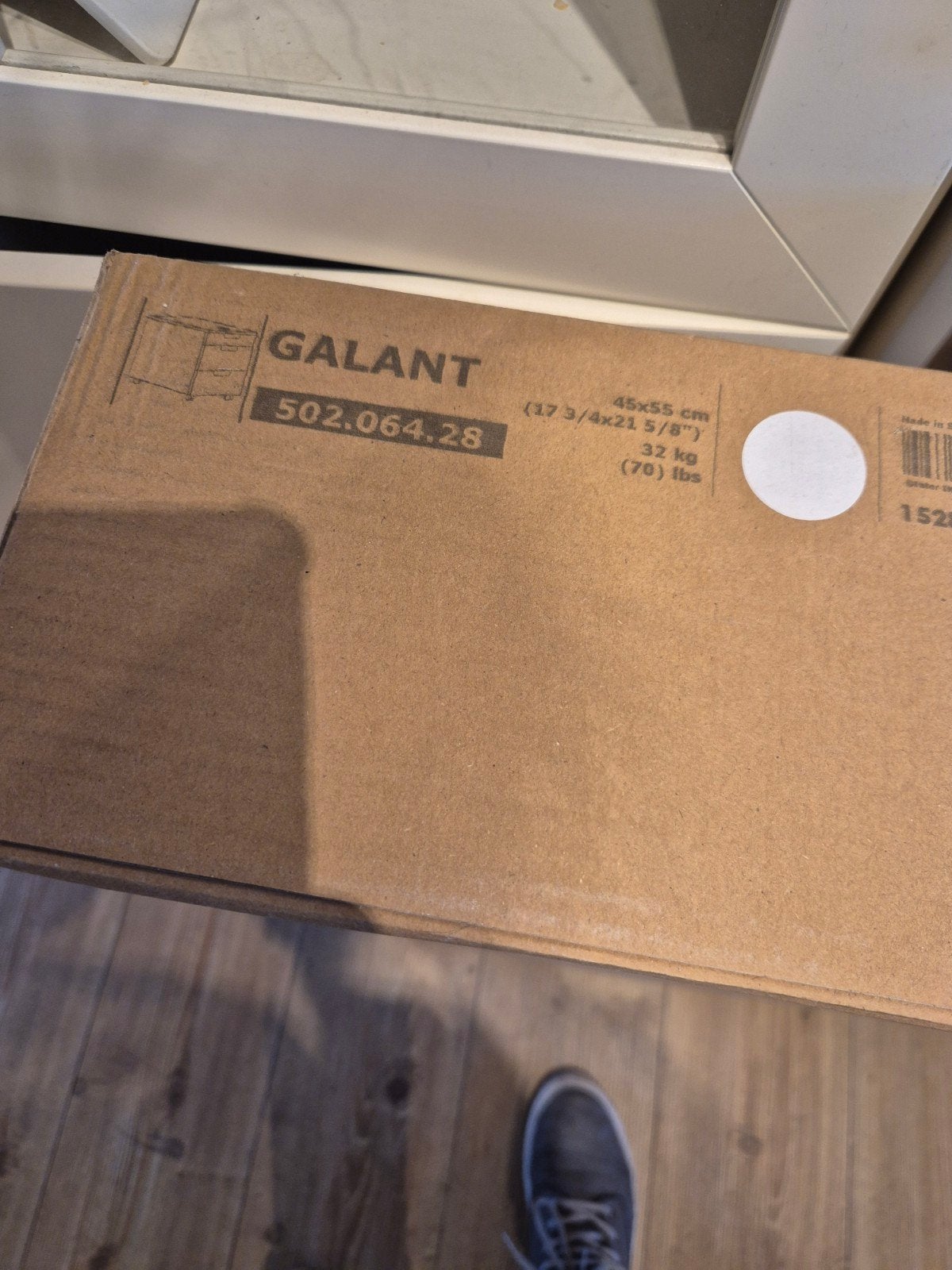 IKEA Galant ladeblok met 3 laden, wit, Ophalen, Overige materialen, Minder dan 50 cm, Gebruikt