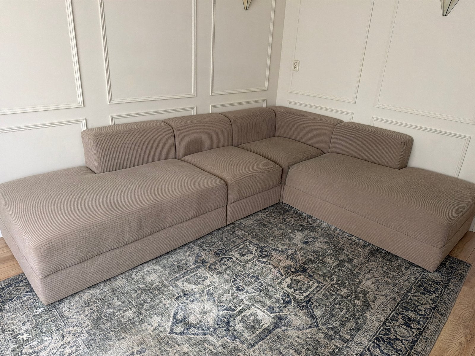 Ikea Jattebo modulaire bank VASTE PRIJS, Ophalen, 100 tot 125 cm, Hoekbank, 300 cm of meer