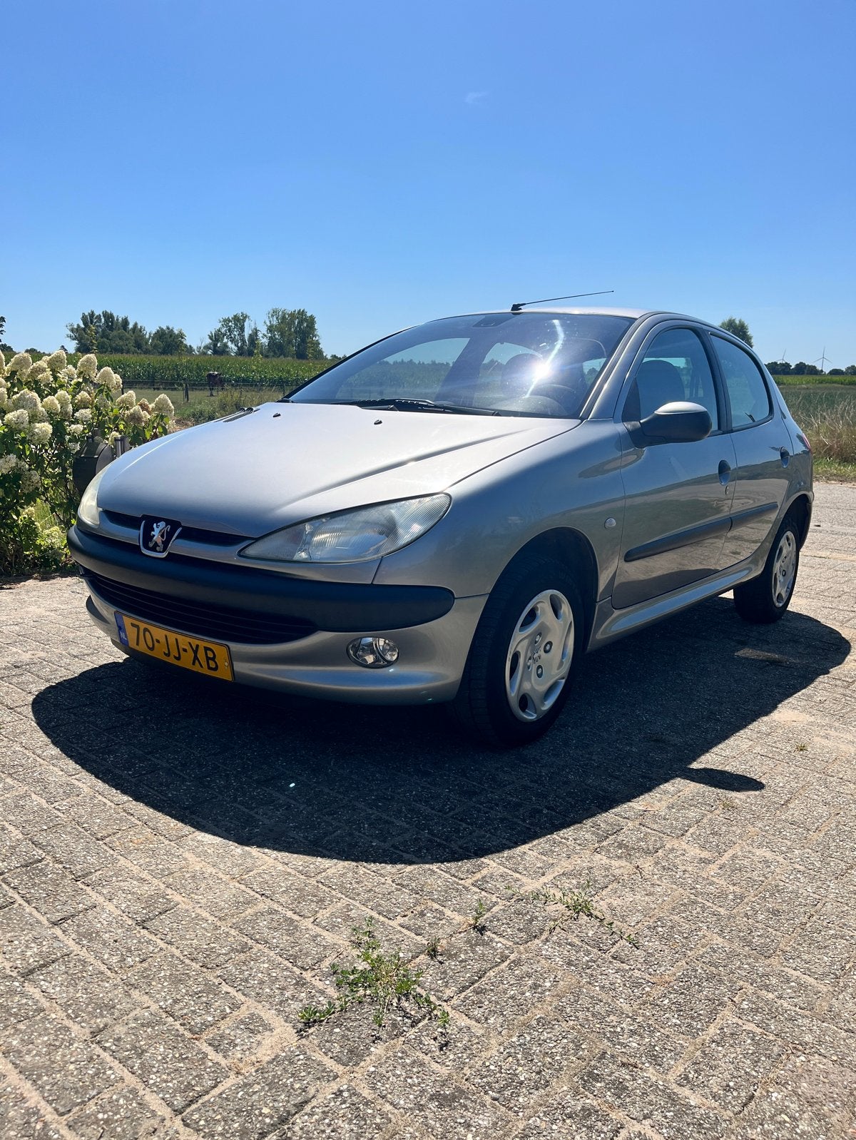 Nette Peugeot 206! 1.6 5D 2002 | Airco (ACC) | APK 03/27, Auto's, Voorwielaandrijving, Stof, 40 €/maand, Adaptieve lichten