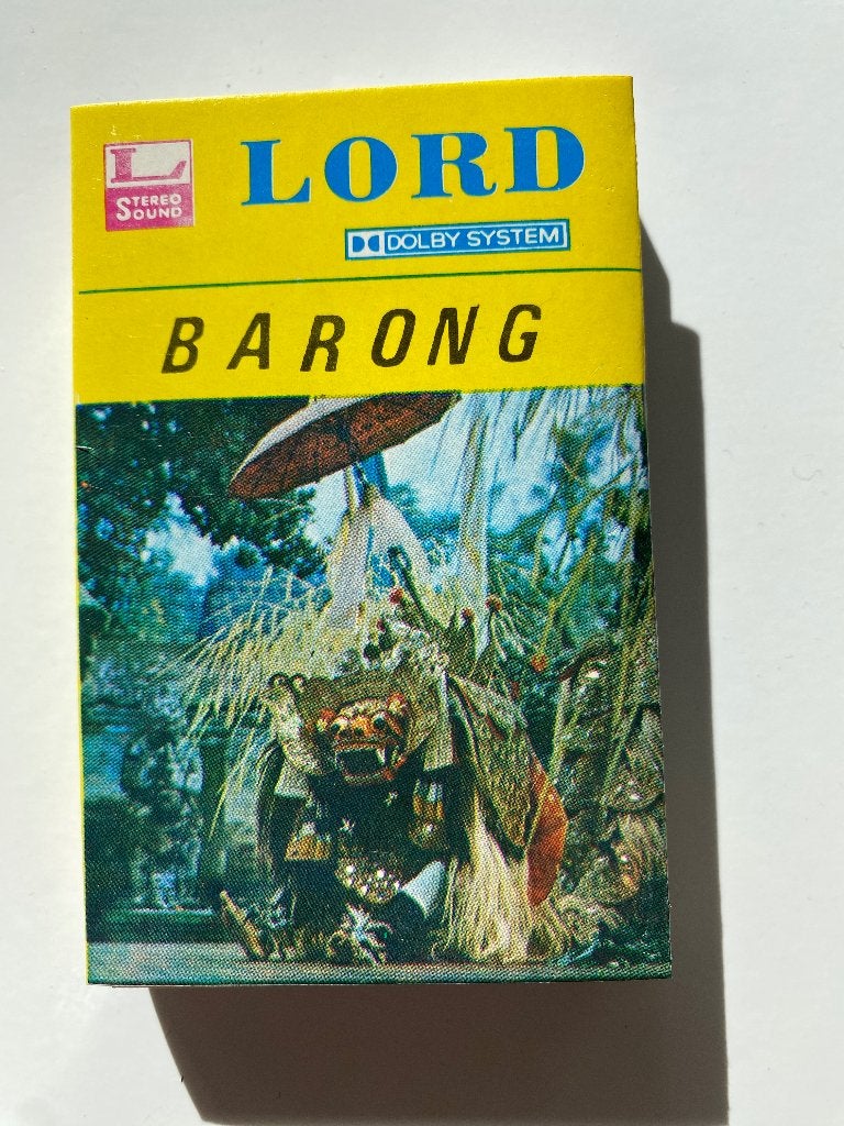 Lord Barong Cassette - Wereldmuziek uit Indonesië, Gebruikt, Wereldmuziek, 1 bandje, Ophalen of Verzenden