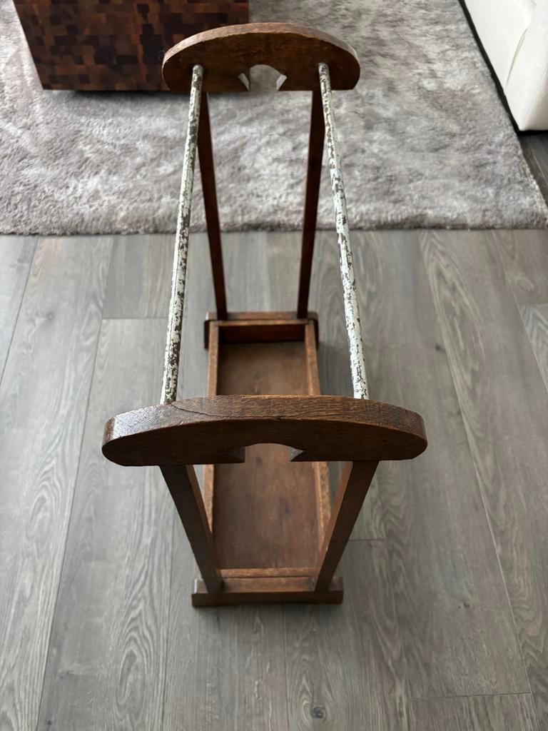 Paraplubak, Ophalen, Gebruikt, Hout