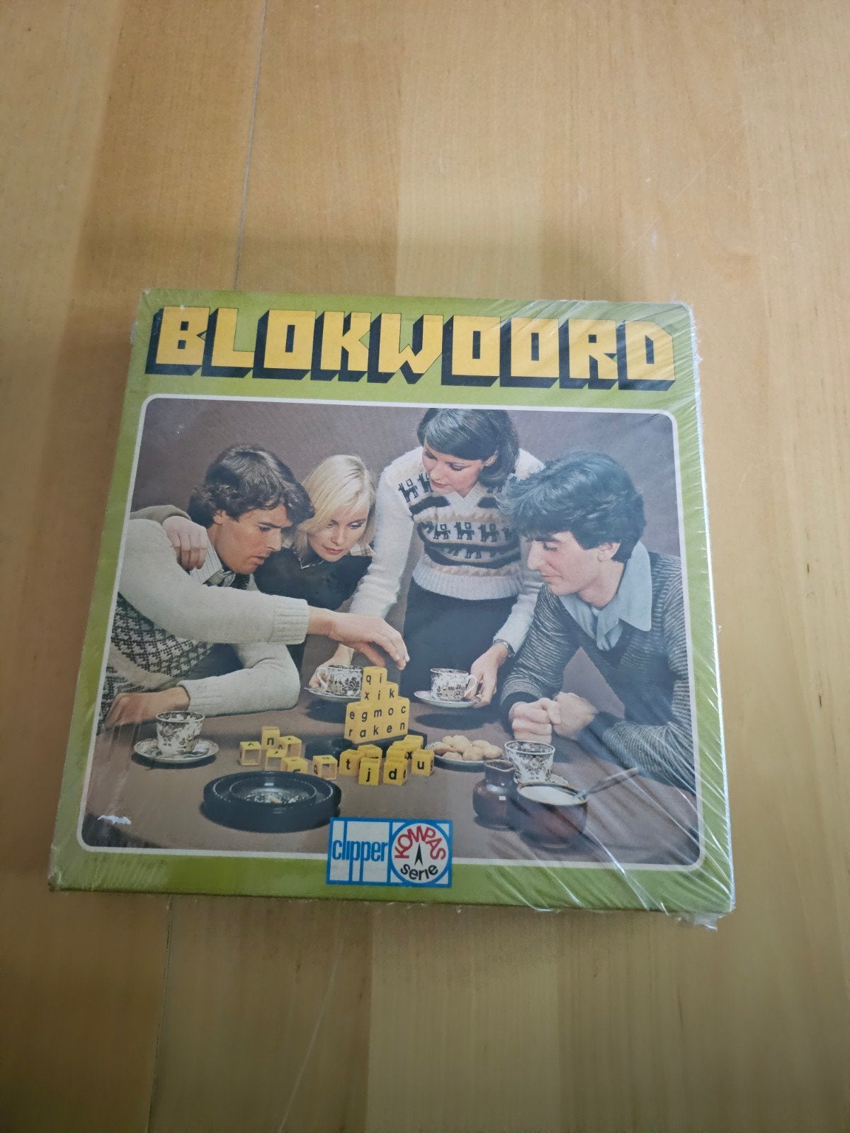 Blokwoord Bordspel - Nieuw in Verpakking, Ophalen of Verzenden, Nieuw, Clipper Kompas Serie