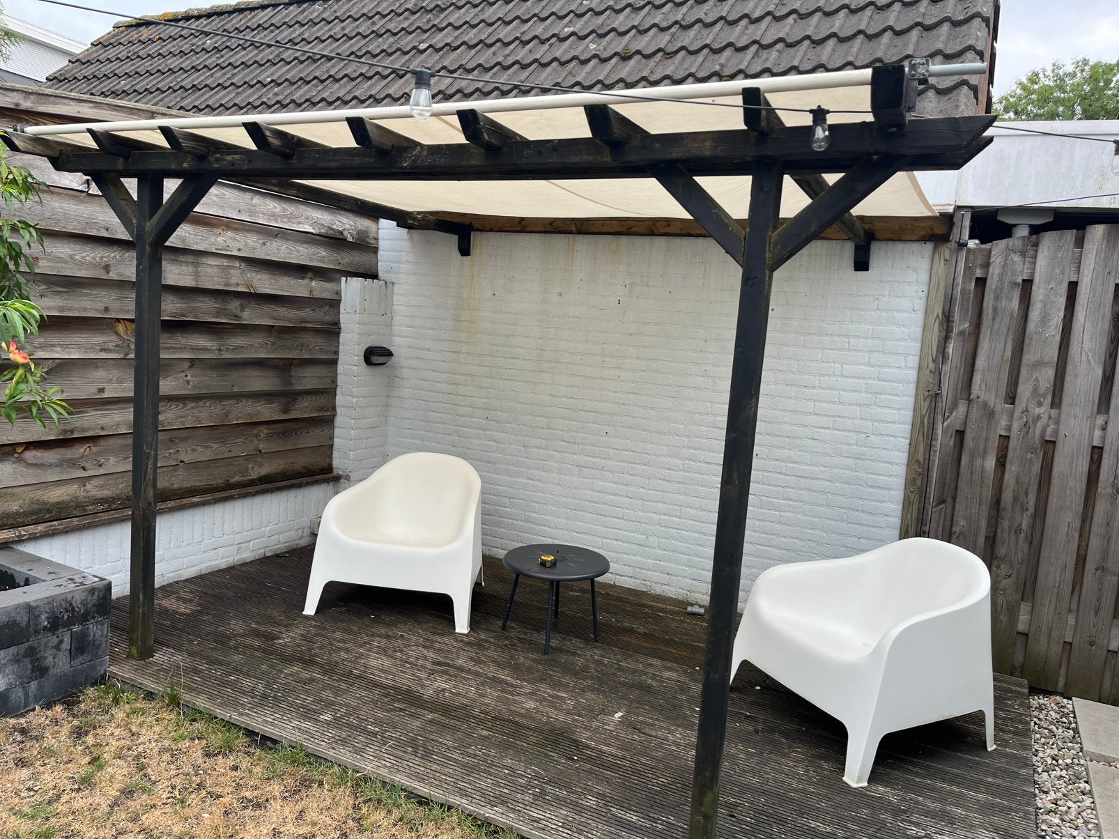 Pergola met doek, Tuin en Terras, Overkappingen, Ophalen, Gebruikt, Tuinpaviljoen