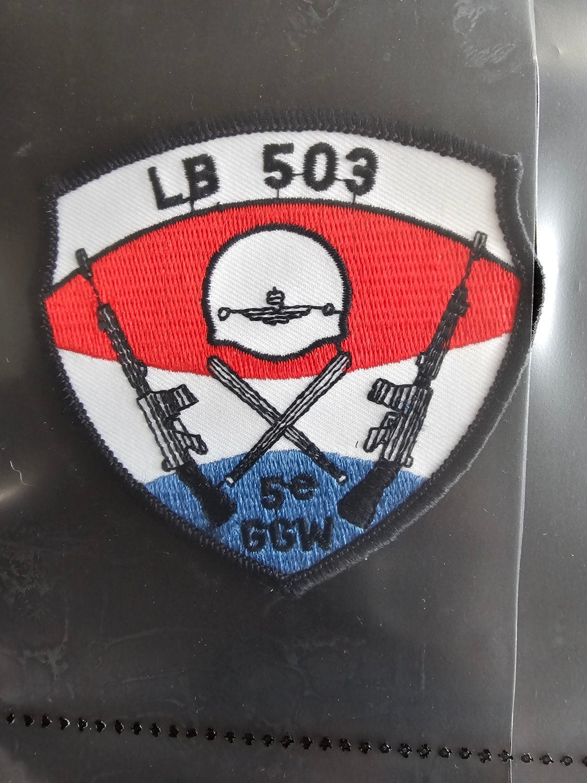 LB 503, Verzamelen, Ophalen of Verzenden, Zo goed als nieuw, Patch, Badge of Embleem