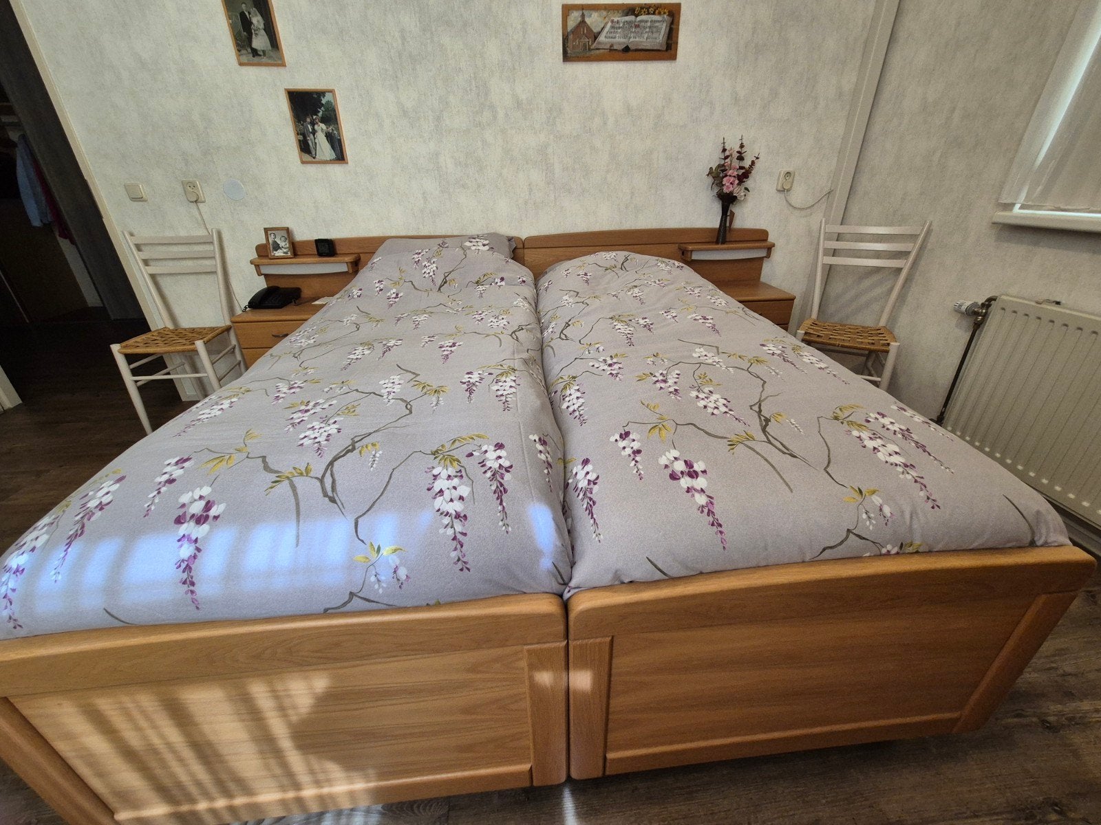2x Senioren bedden met Elektrische lattenbodems 80x200 cm, Ophalen, Eenpersoons, 80 cm, 200 cm