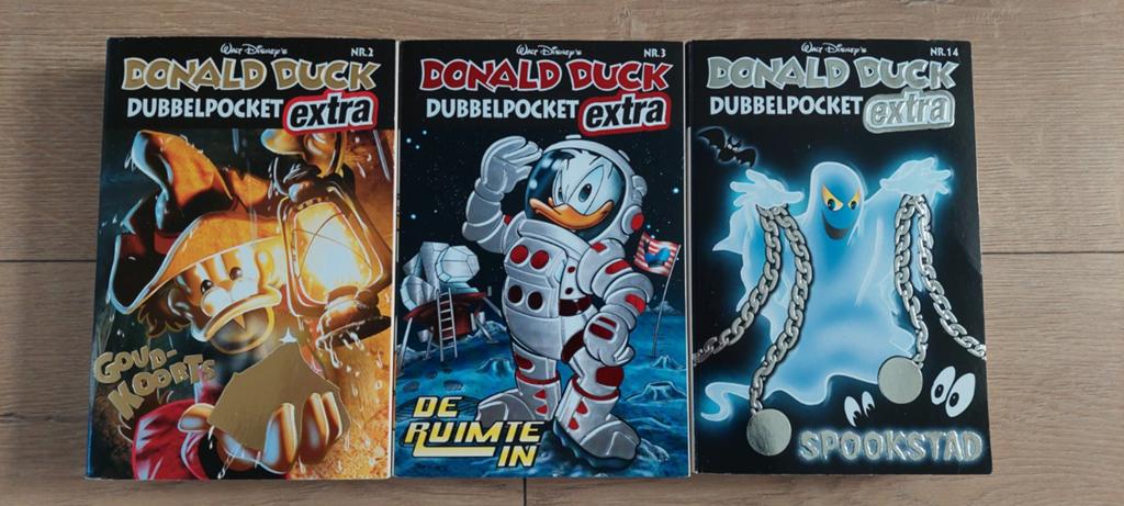 3 Donald Duck dubbel pockets deel 2/ 3 en 4 zgan., Meerdere comics, Ophalen of Verzenden, Zo goed als nieuw, Europa