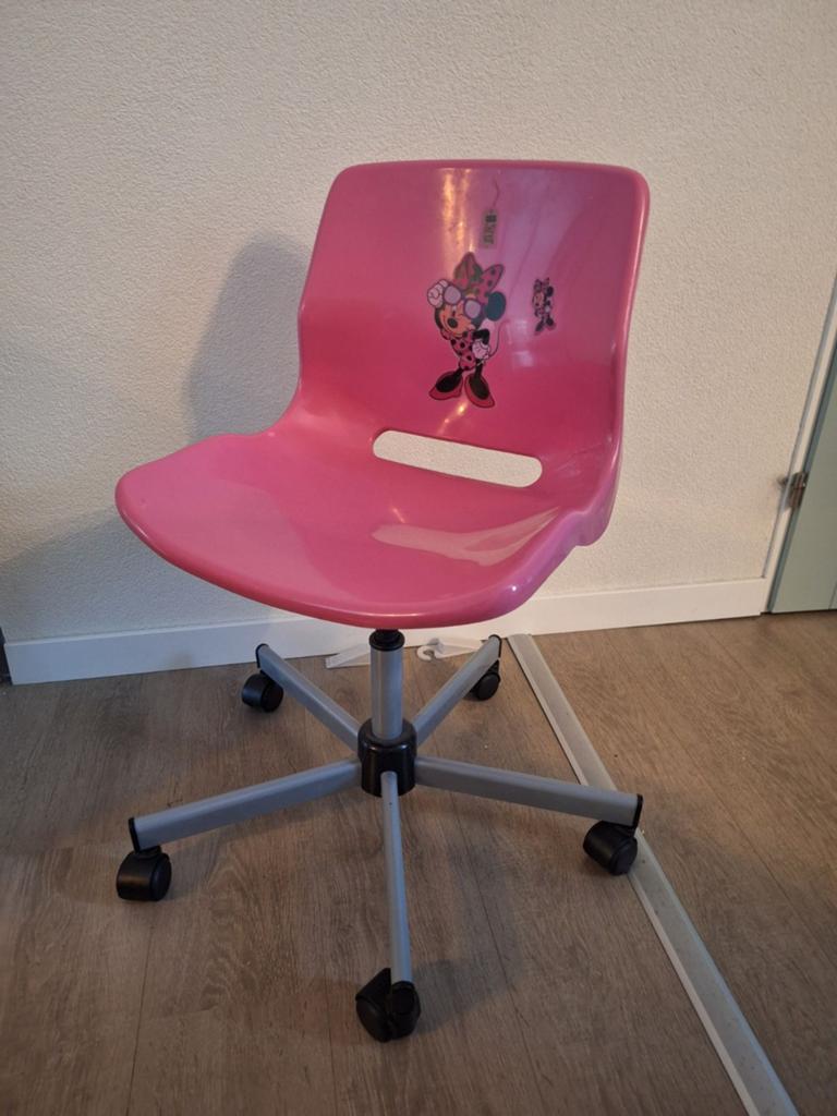 Roze bureaustoel voor kinderen, Ophalen, Gebruikt, Roze, Bureaustoel