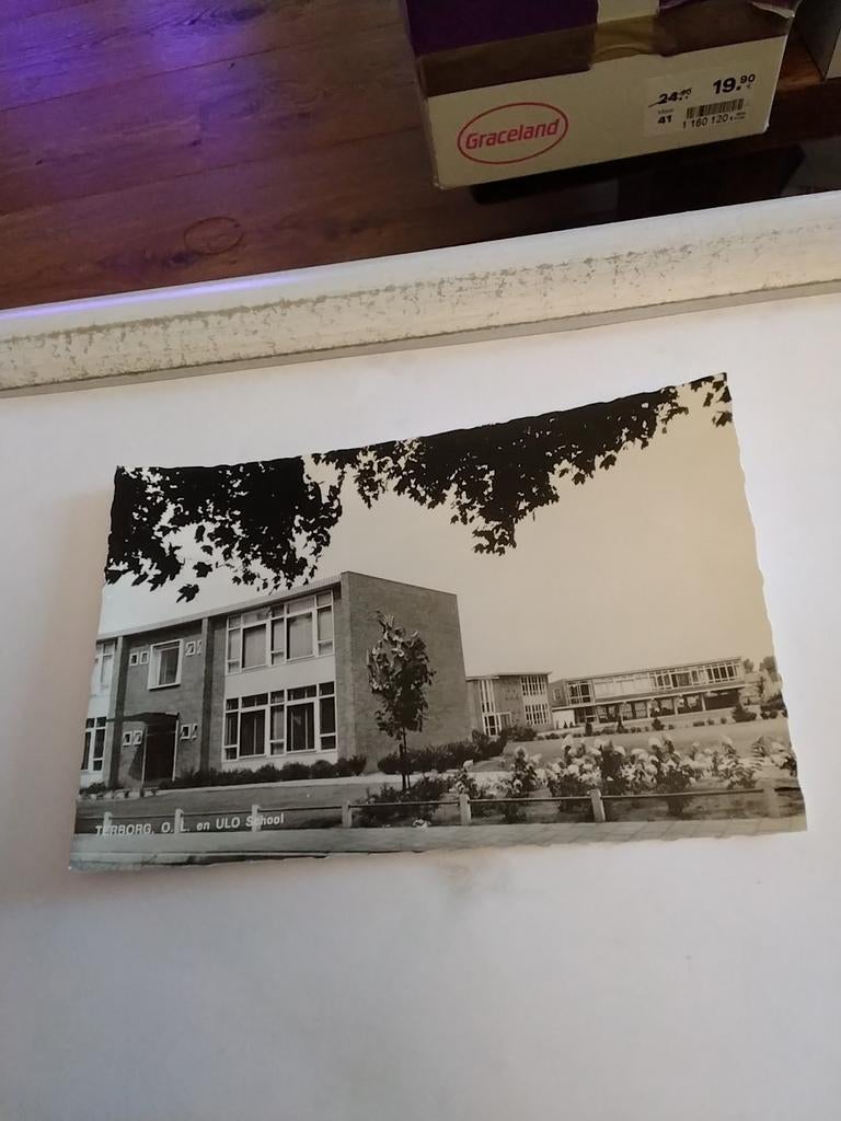 TERBORG. O.L.  EN ULO SCHOOL, Verzamelen, Ansichtkaarten | Nederland, Ophalen of Verzenden, Voor 1920, Zuid-Holland