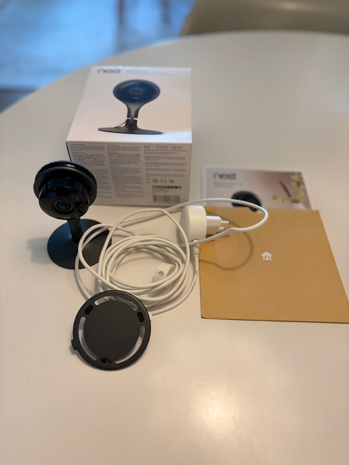 Google Nest Cam Indoor, Ophalen, Zo goed als nieuw
