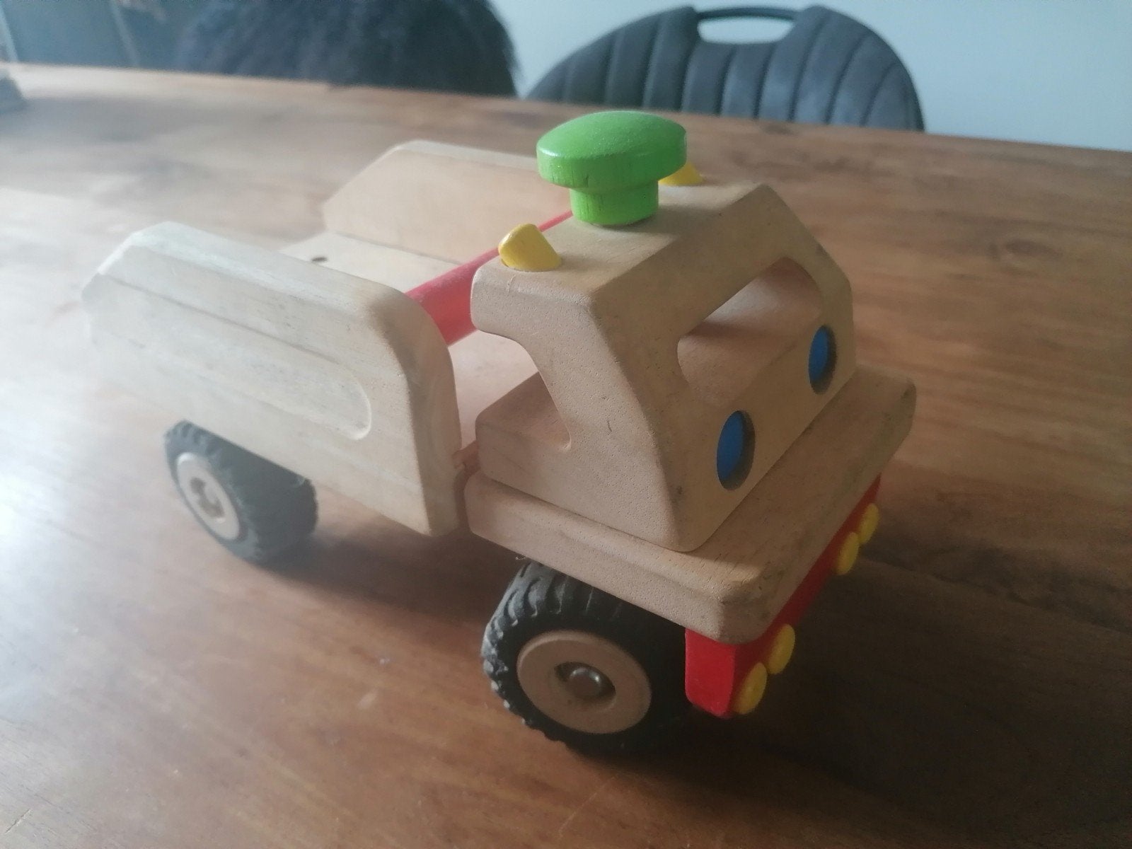 Houten kiepwagen - Duurzaam speelgoed, Kinderen en Baby's, Ophalen of Verzenden
