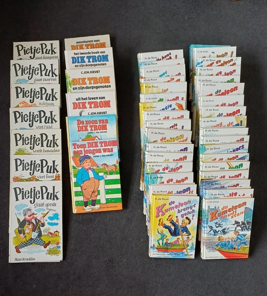 Kameleon, Dik Trom, Pietje Puk, Swiebertje, Boeken, Fictie algemeen, Diverse auteurs, Ophalen, Gelezen