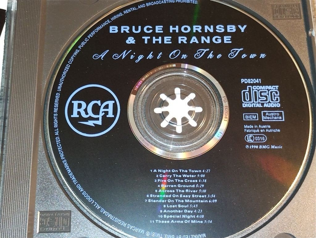 Bruce Hornsby & The Range - A Night On The Town, Ophalen of Verzenden, Zo goed als nieuw, Poprock