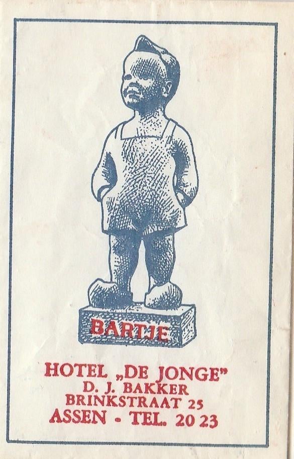 Bartje - KLM - PVDA, Verzamelen, Merken en Reclamevoorwerpen, Ophalen of Verzenden, Reclamebord
