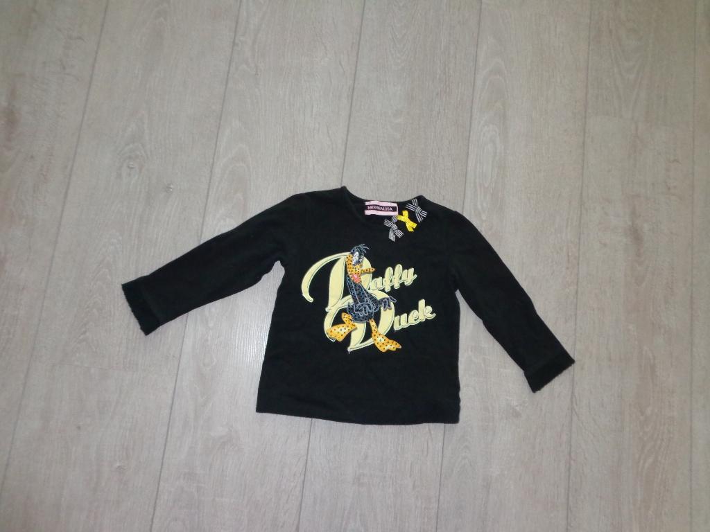 meisjeslongsleeve van monnalisa, daffy duck, maat 74, Ophalen of Verzenden, Zo goed als nieuw, Meisje, Shirtje of Longsleeve