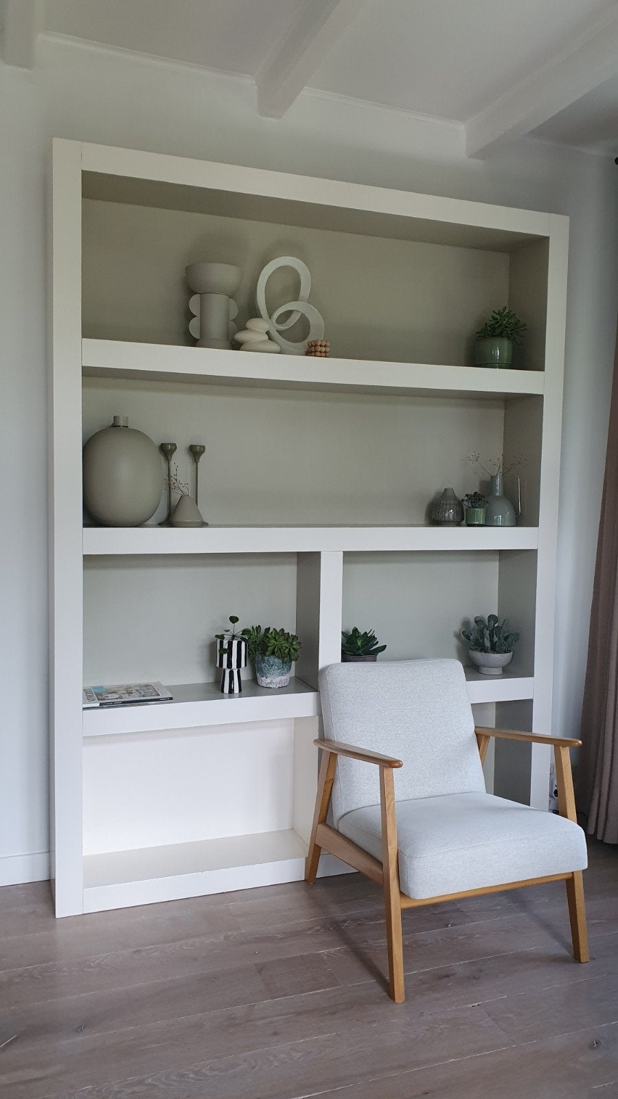 Mooie openkast - 237x182x27 cm. 1 geheel!, Ophalen, Met plank(en), 150 tot 200 cm, 150 tot 200 cm