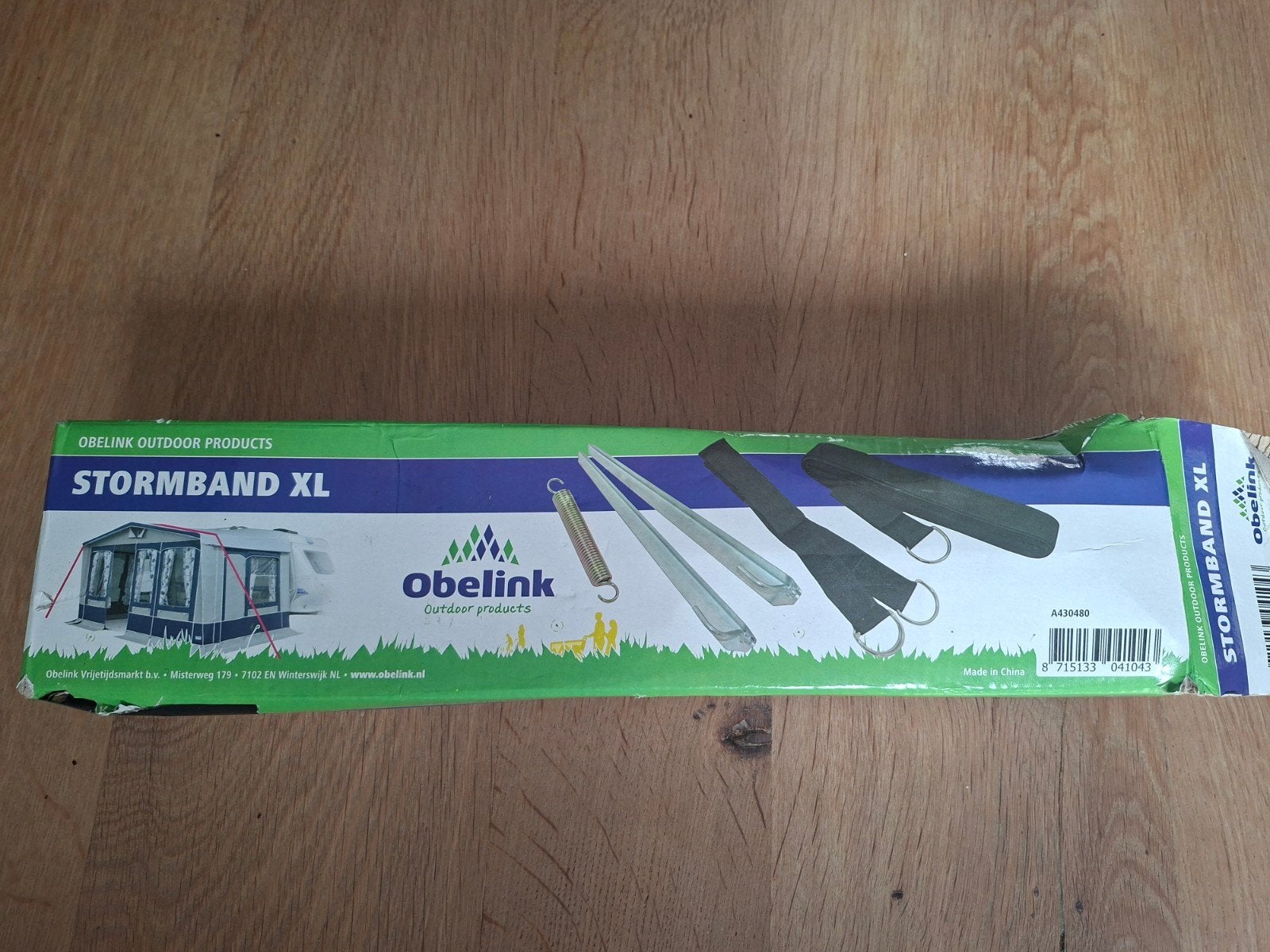 Obelink Stormband XL voor voortent of luifel, Ophalen of Verzenden, Nieuw