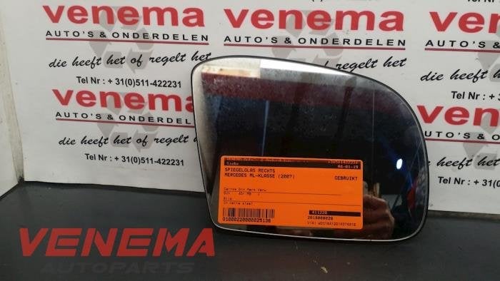 Spiegelglas rechts van een Mercedes ML-Klasse, Gebruikt, -, Ophalen of Verzenden, -