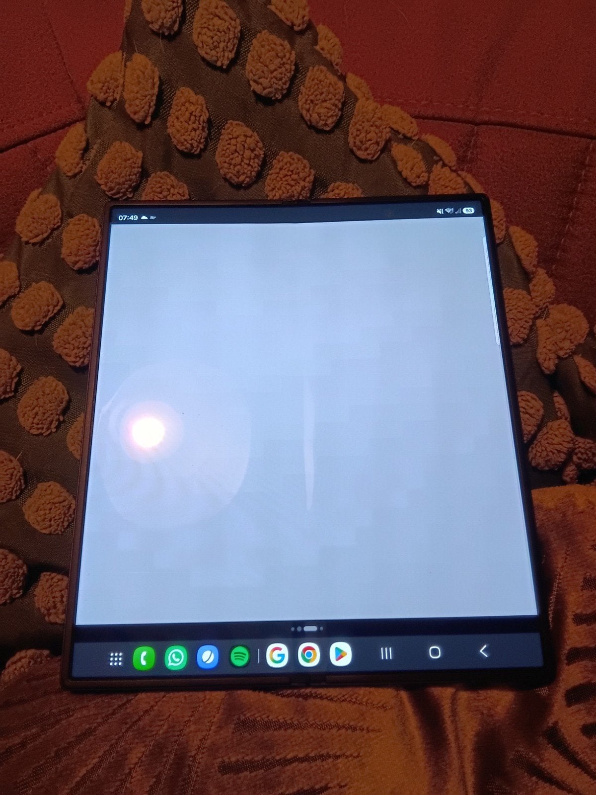 Samsung Galaxy Z fold6 256GB navy, Telecommunicatie, Ophalen, Gebruikt, Blauw, Touchscreen