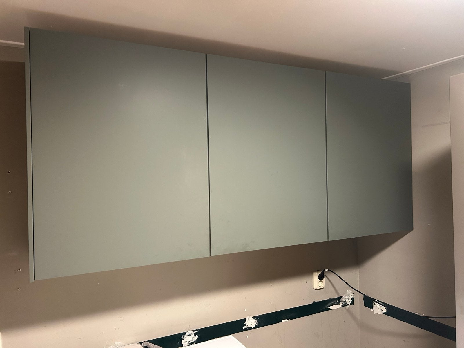 3x IKEA Metod Bovenkasten met Bodarp Donkergroene Deuren, Ophalen, Zo goed als nieuw