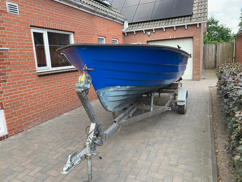 Rana 17 met 6pk mercury 4tact buitenboordmotor en trailer, Watersport en Boten, Overige merken, Gebruikt, Buitenboordmotor, Trailer
