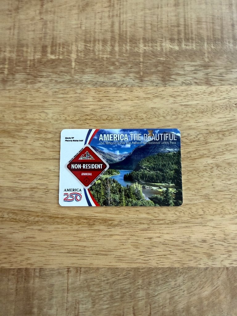 America The Beautiful Pass USA Non Resident Annual 2026-2027, Drie personen of meer, Ticket of Toegangskaart