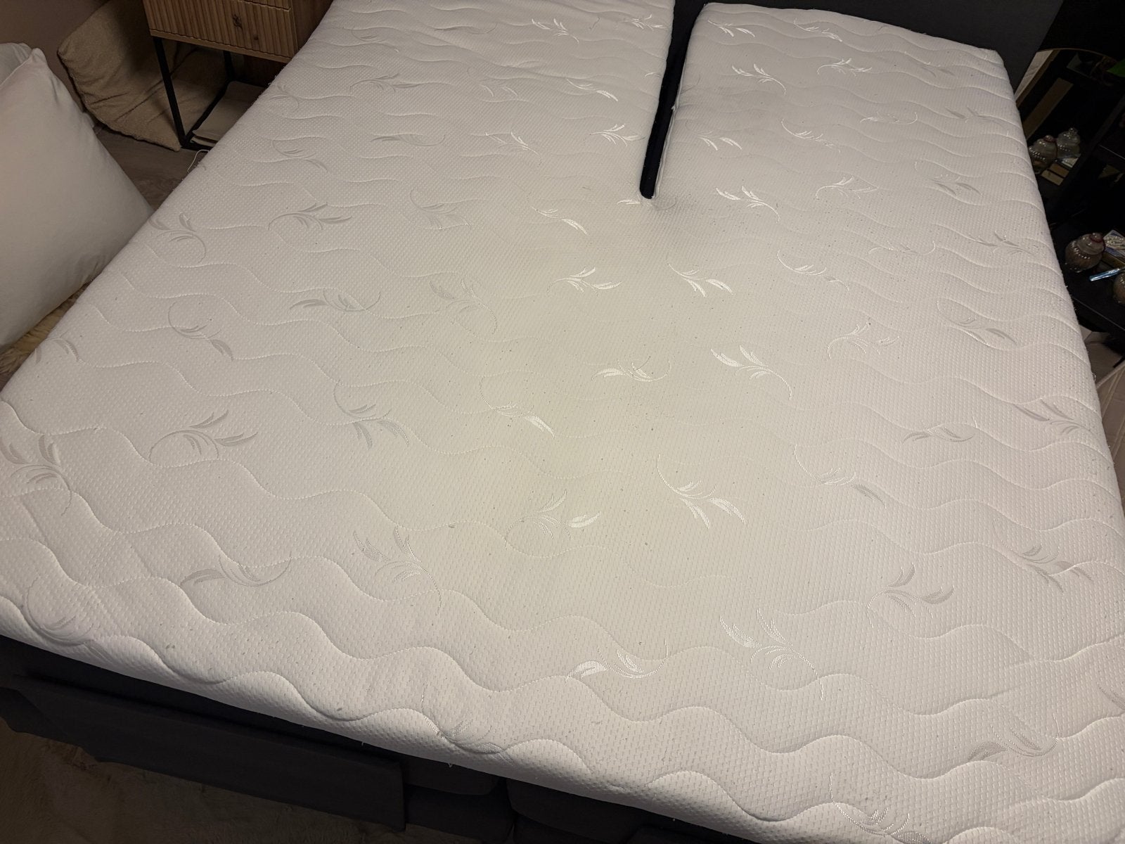 Comfortabele Split Matrastopper - Tweepersoons, Ophalen, Gebruikt, Tweepersoons, Matras