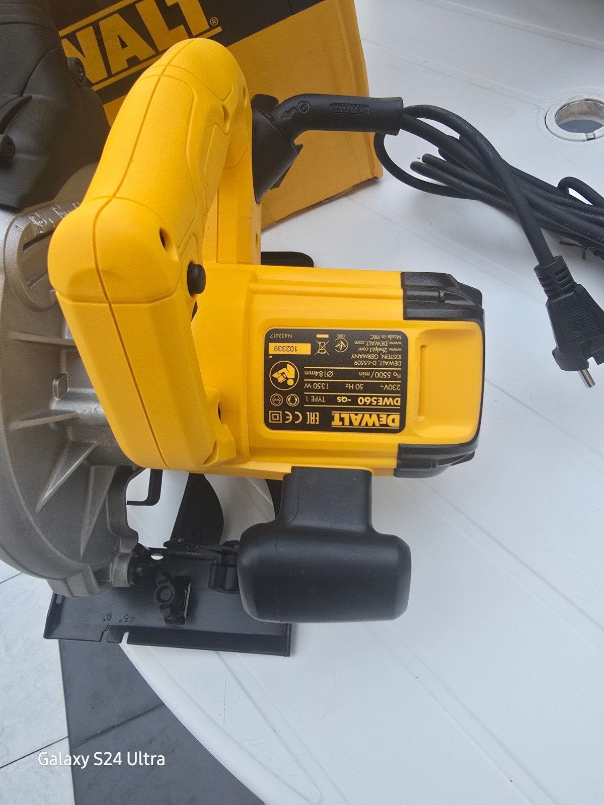 DeWalt DWE560 Cirkelzaag - Nieuw in Doos, Doe-het-zelf en Verbouw, Gereedschap | Zaagmachines, Cirkelzaag, DeWalt, 70 mm of meer