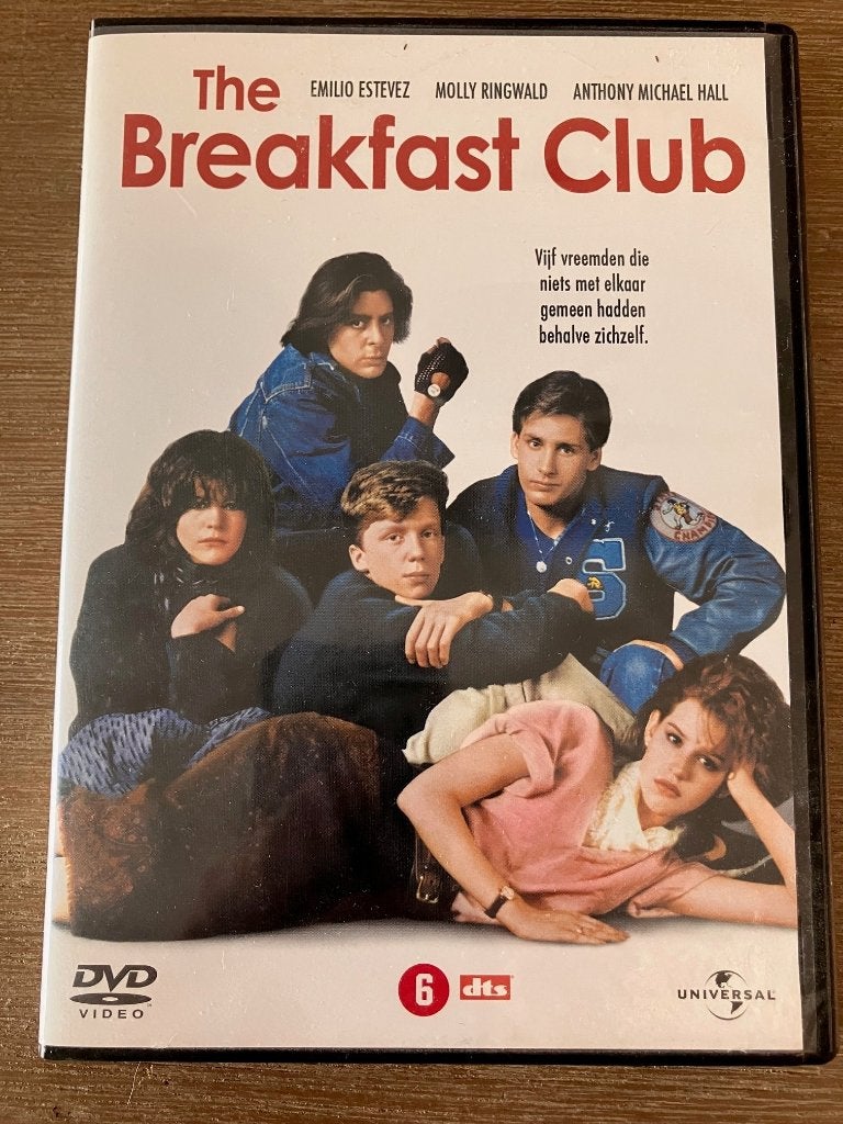 DVD - The Breakfast Club, Nederlands, Ophalen of Verzenden, Komedie, Vanaf 6 jaar